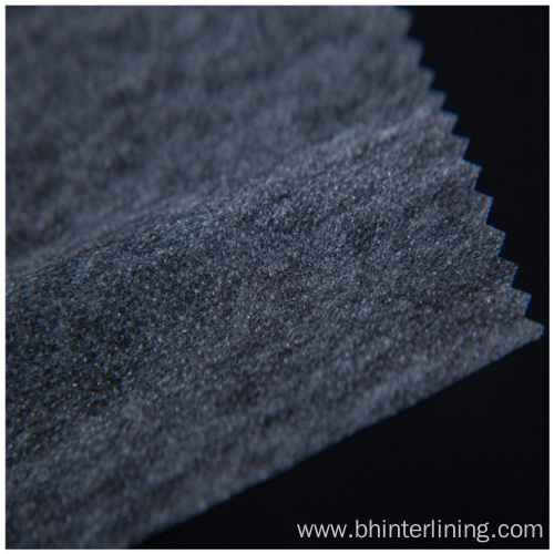 Shrink resistant double dot non woven fusible interlining